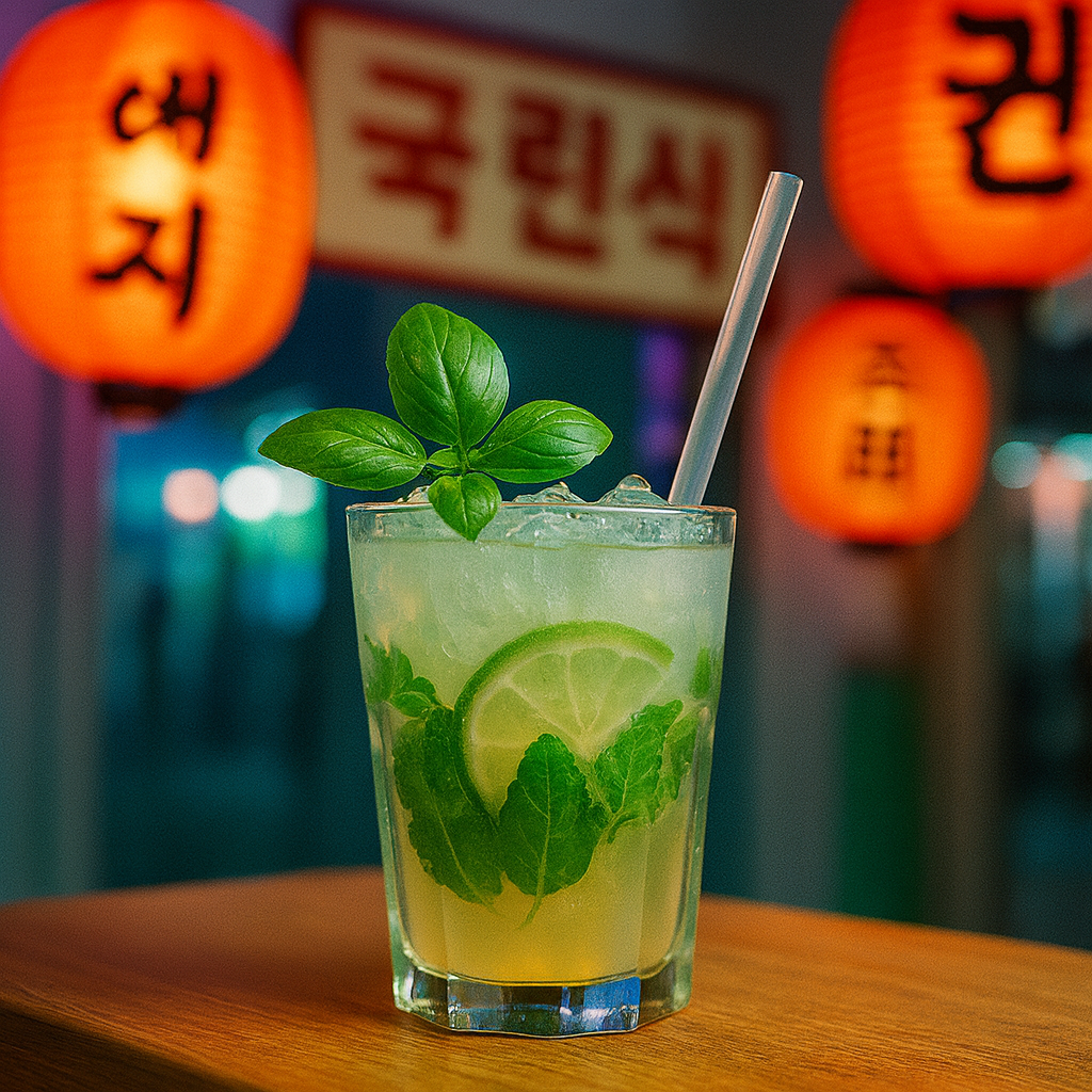 Grape & Basil Smash