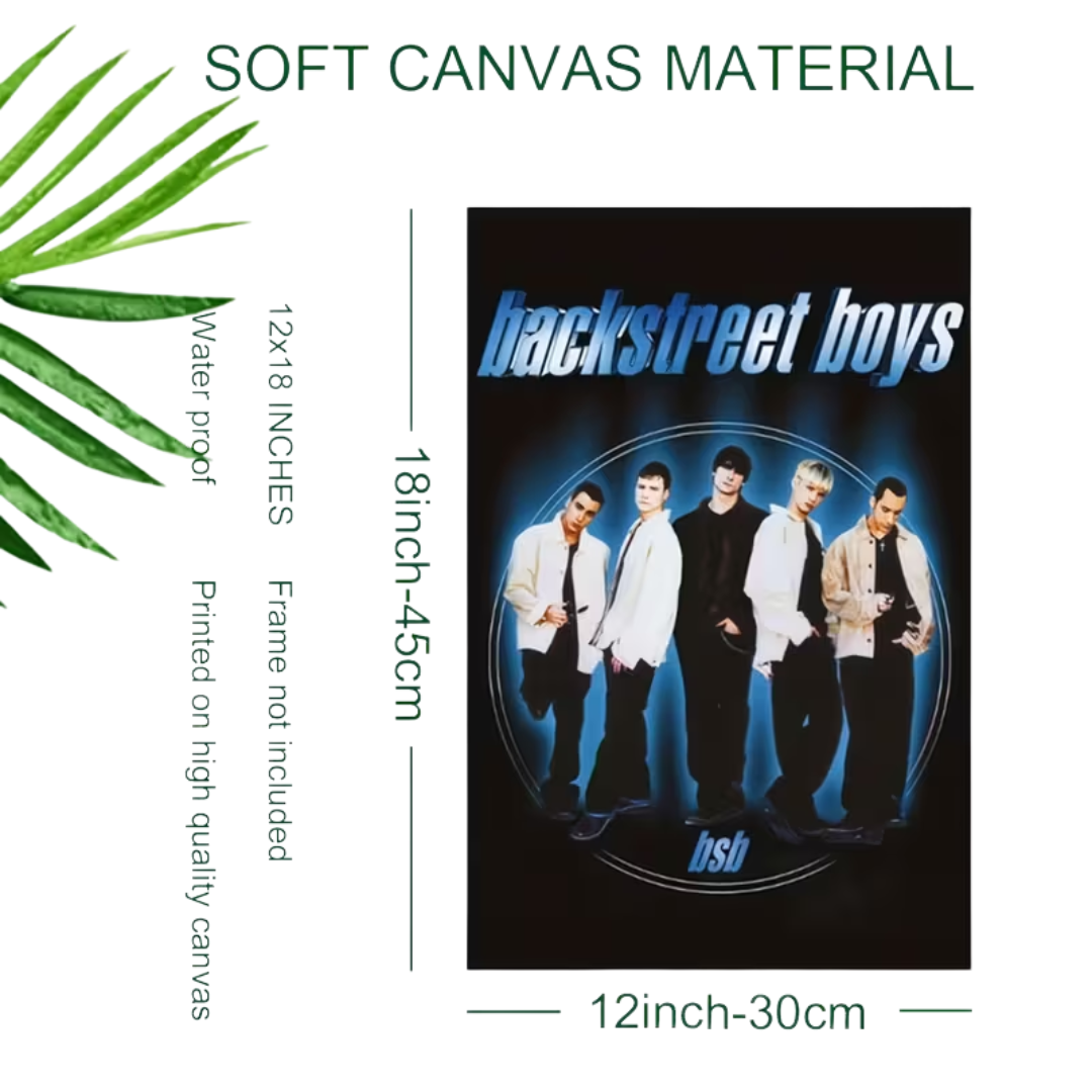 90er Leinwanddruck Backstreet Boys