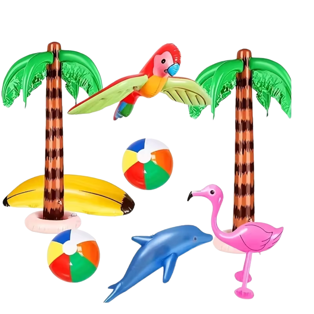 Aufblasbares Hawaii-Party-Deko-Set