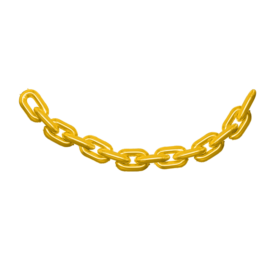 Ballongirlande Goldkette