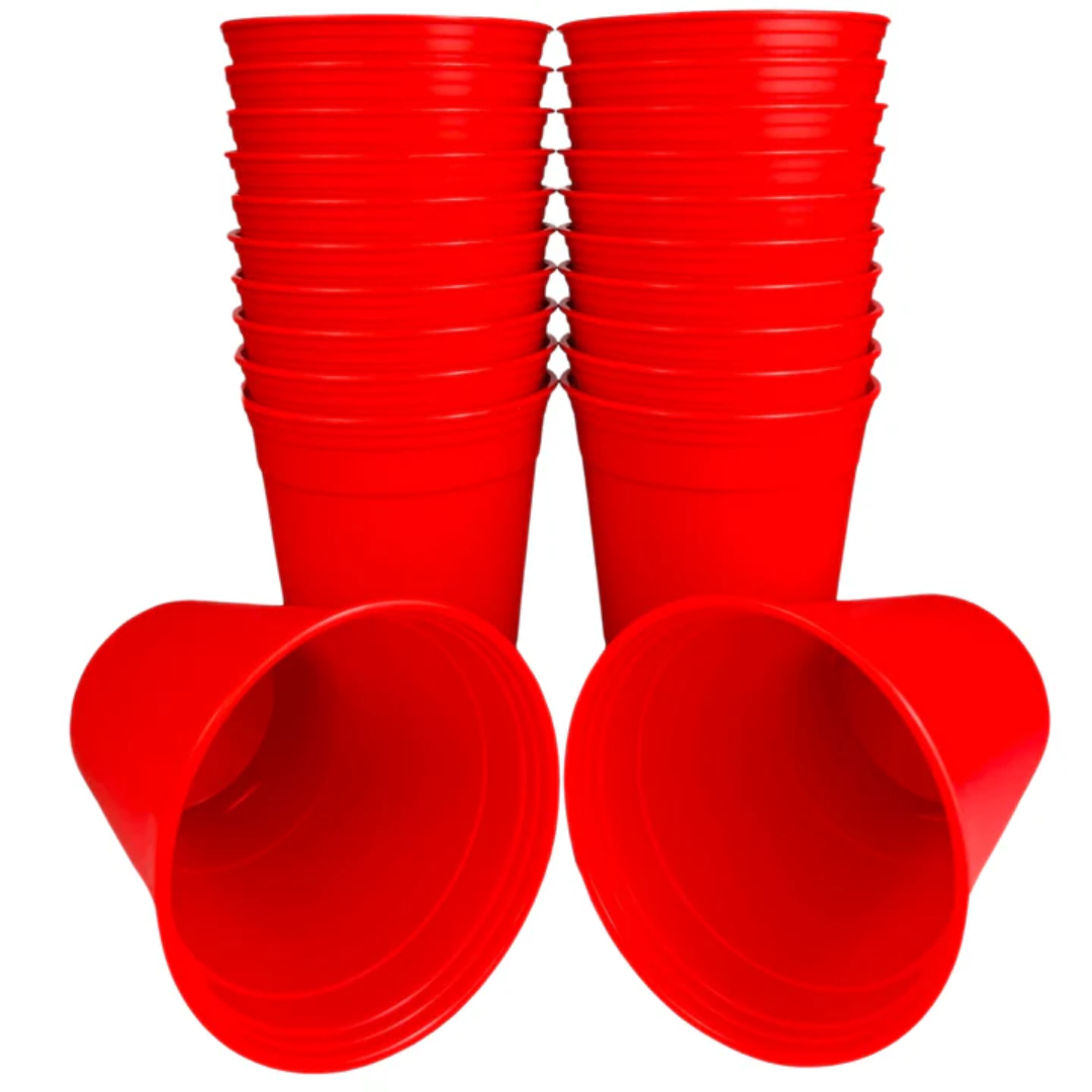 Beerpong Mehrweg Becher Rot