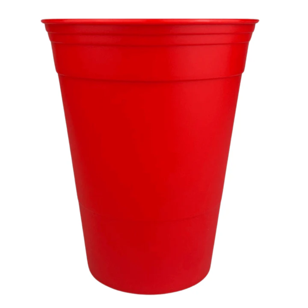 Beerpong Mehrweg Becher Rot & Blau