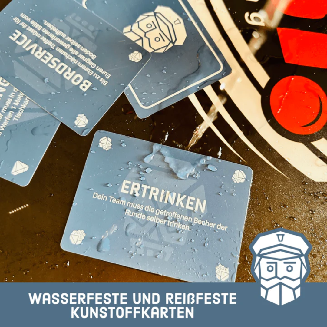 CaptnCup Trinkspiel 55 Karten (Beer-Pong Erweiterung)