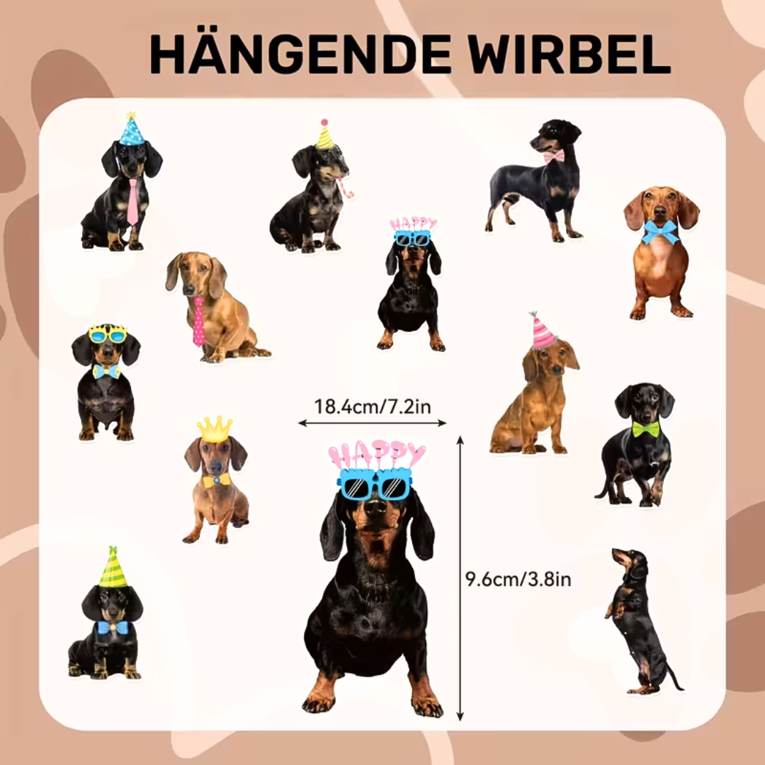 Dackel Hänge Spiralen