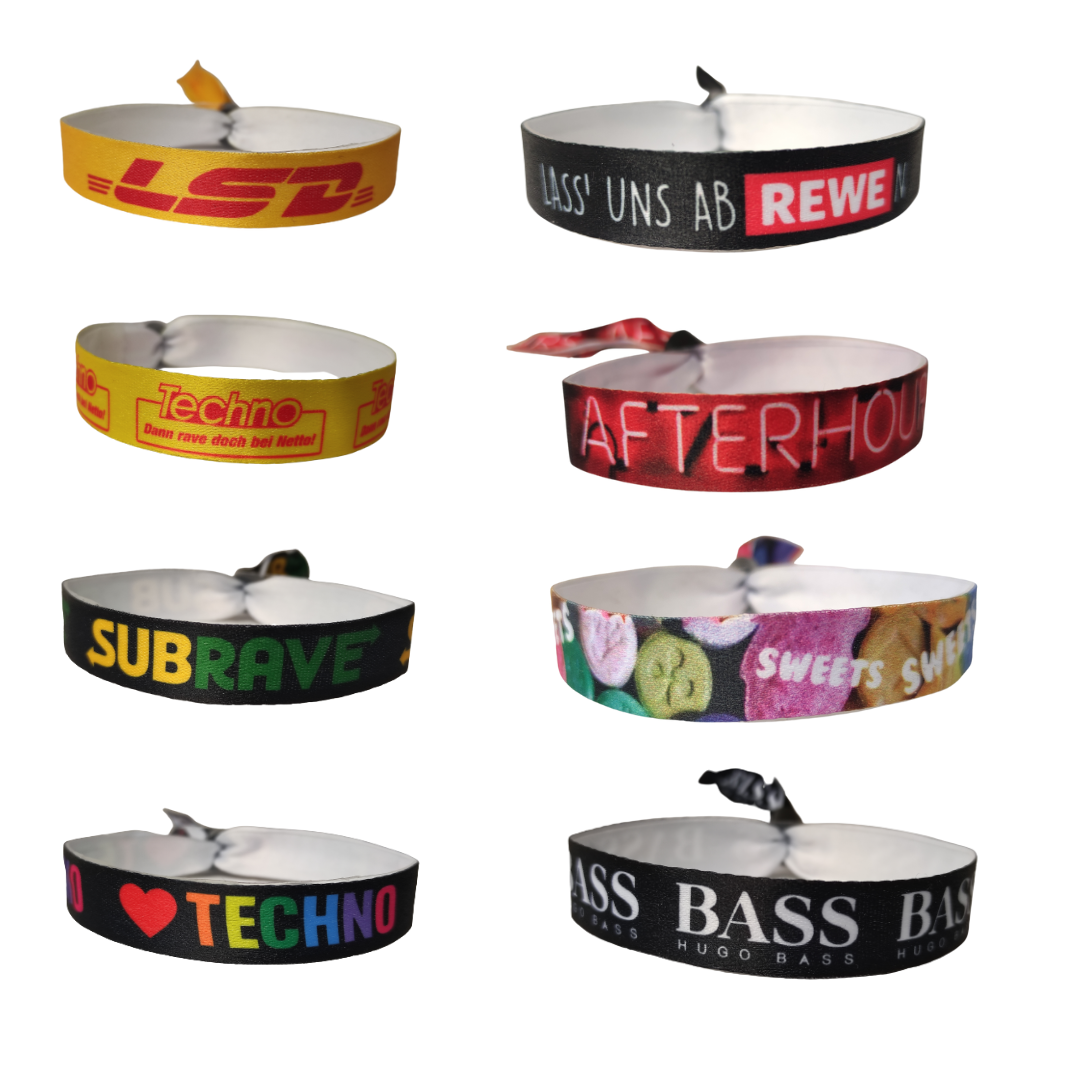 Stoffarmband Party & Rave