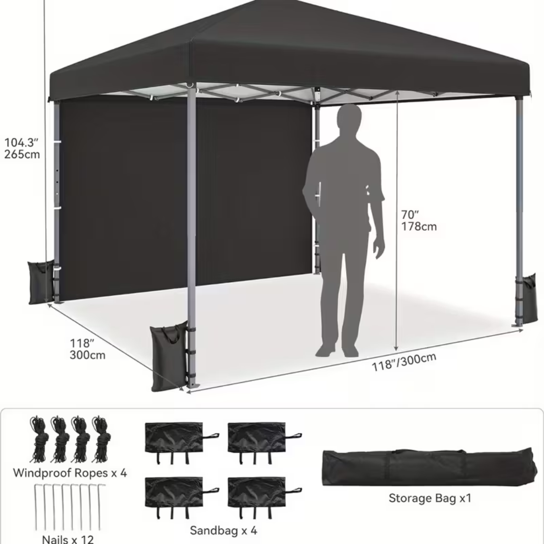 Faltbarer Pavillon 3x3m