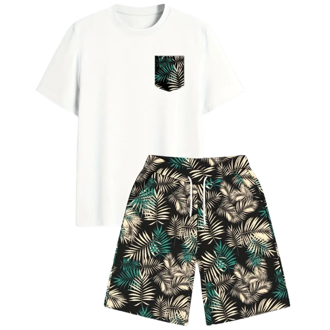 Festival Outfit 2-teilig Jungle Leafs