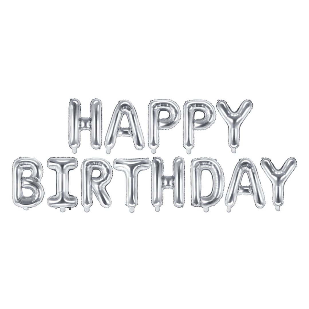 Folienballon Happy Birthday