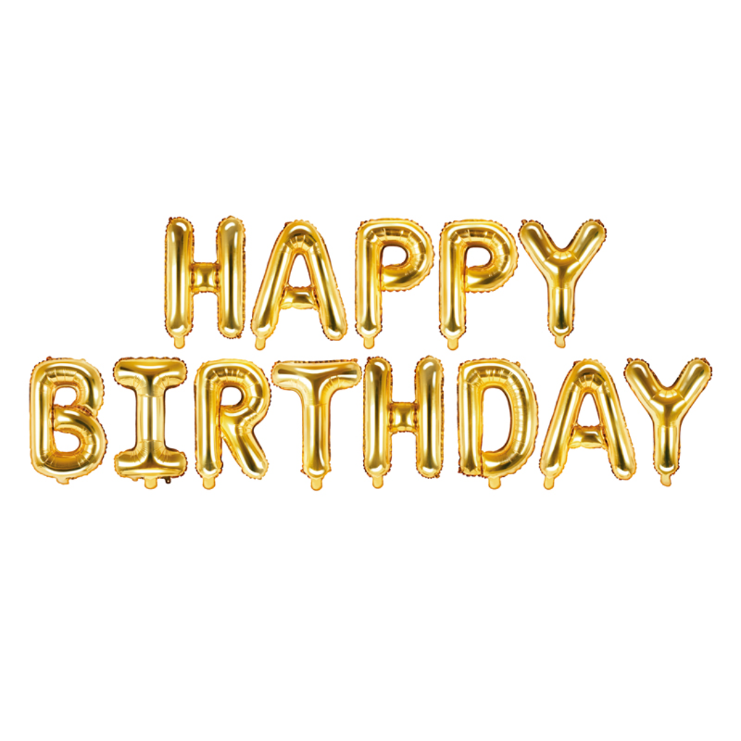 Folienballon Happy Birthday