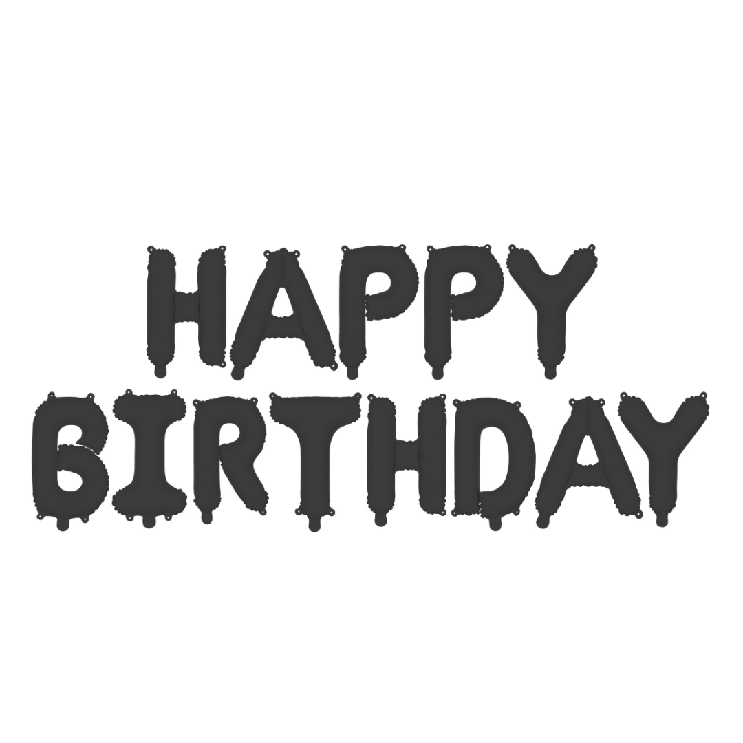 Folienballon Happy Birthday