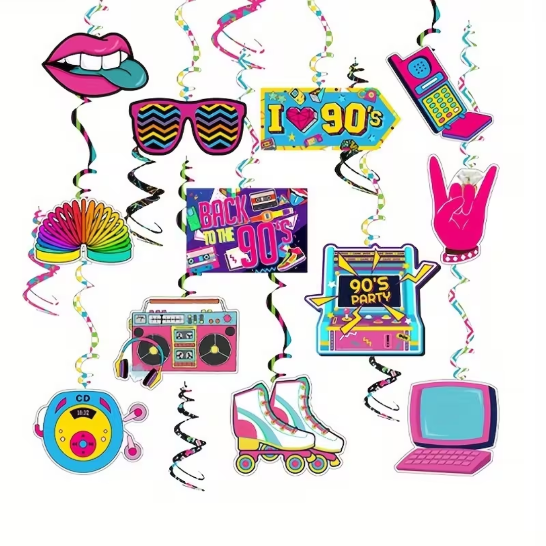 Hängedeko Set Back to the 90’s