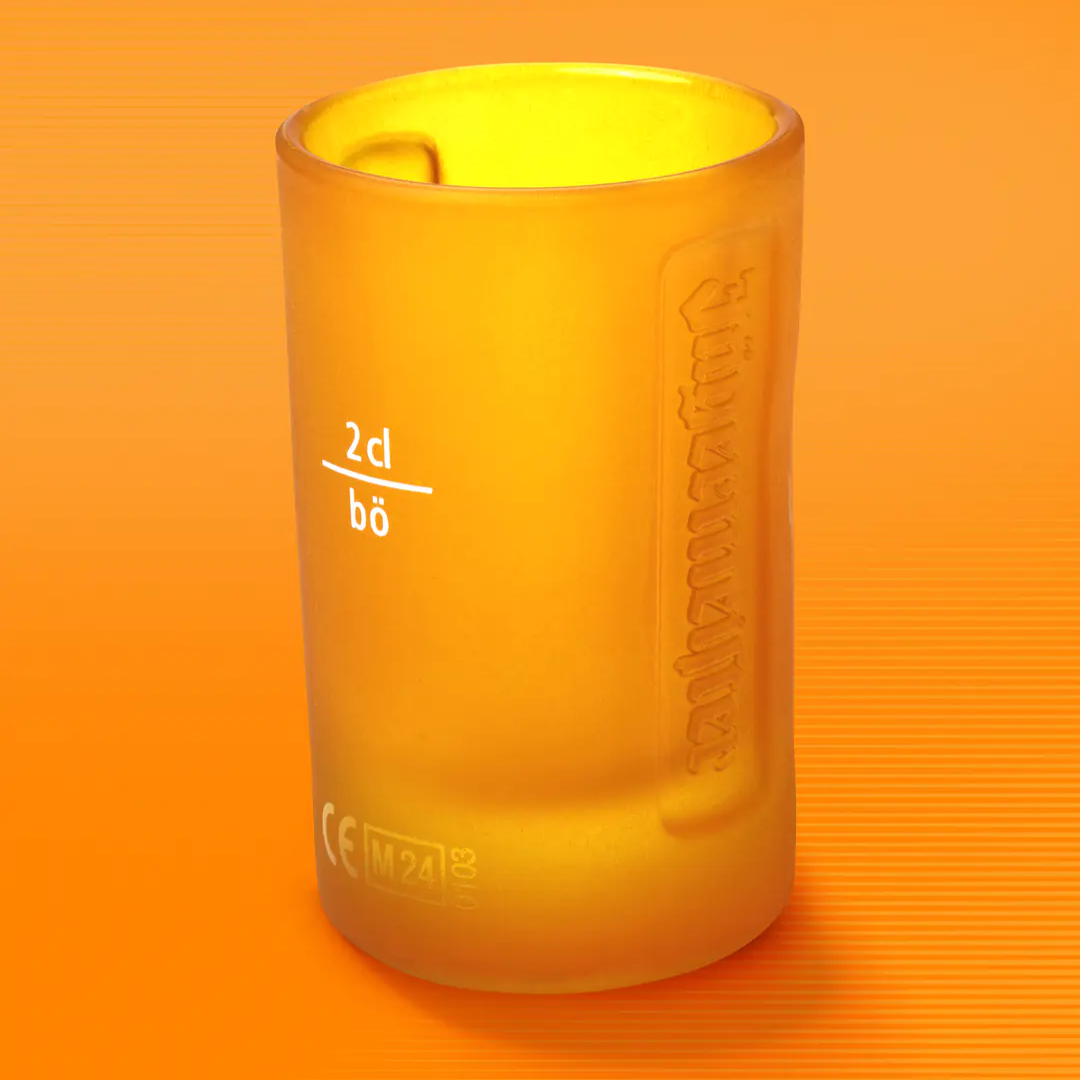 Jägermeister Orange Glas im 6er Karton