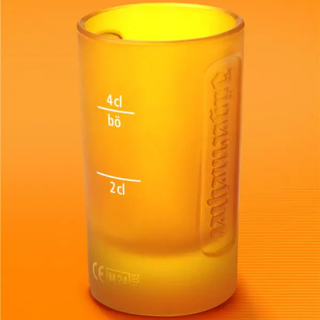 Jägermeister Orange Glas im 6er Karton