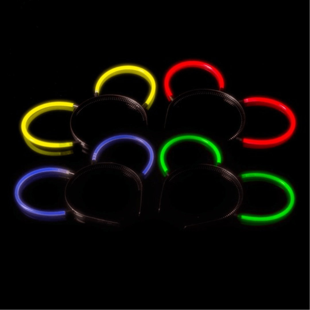 Knicklicht Haarreifen 4-Farb-Mix