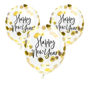 Konfetti Luftballon Happy New Year