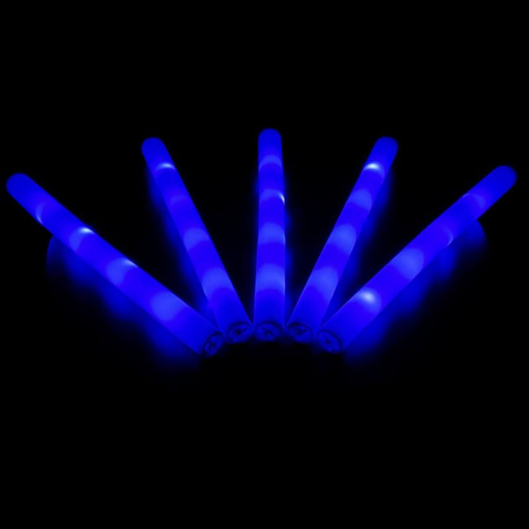 LED Foam Stick, Leuchtstab Blau
