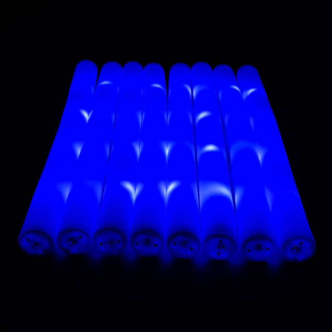 LED Foam Stick, Leuchtstab Blau