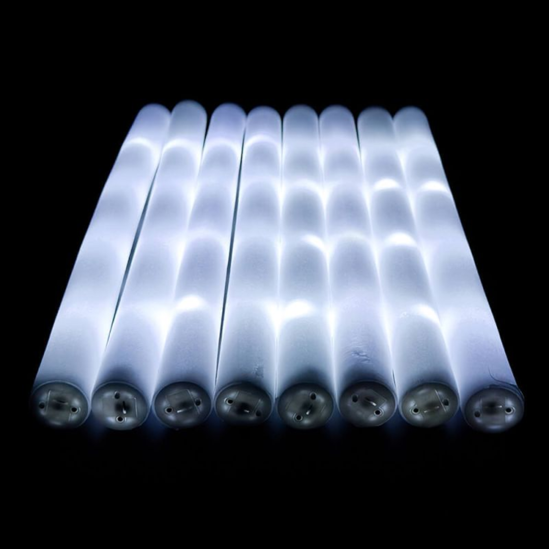 LED Foam Stick, Leuchtstab Weiß