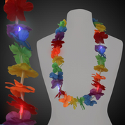 LED Hawaiikette - Bunt