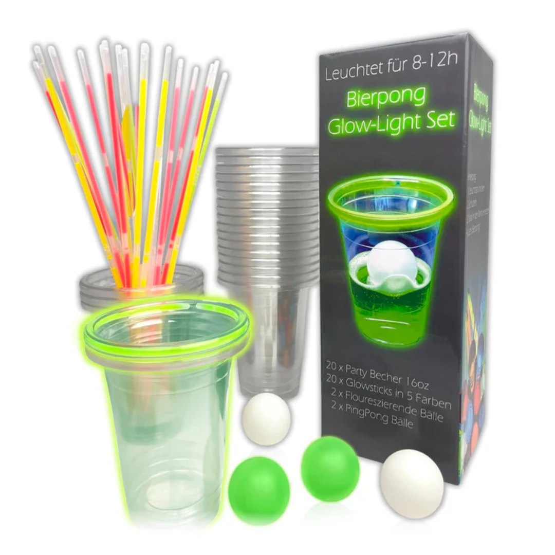 Leuchtende Beer-Pong Becher (20x)