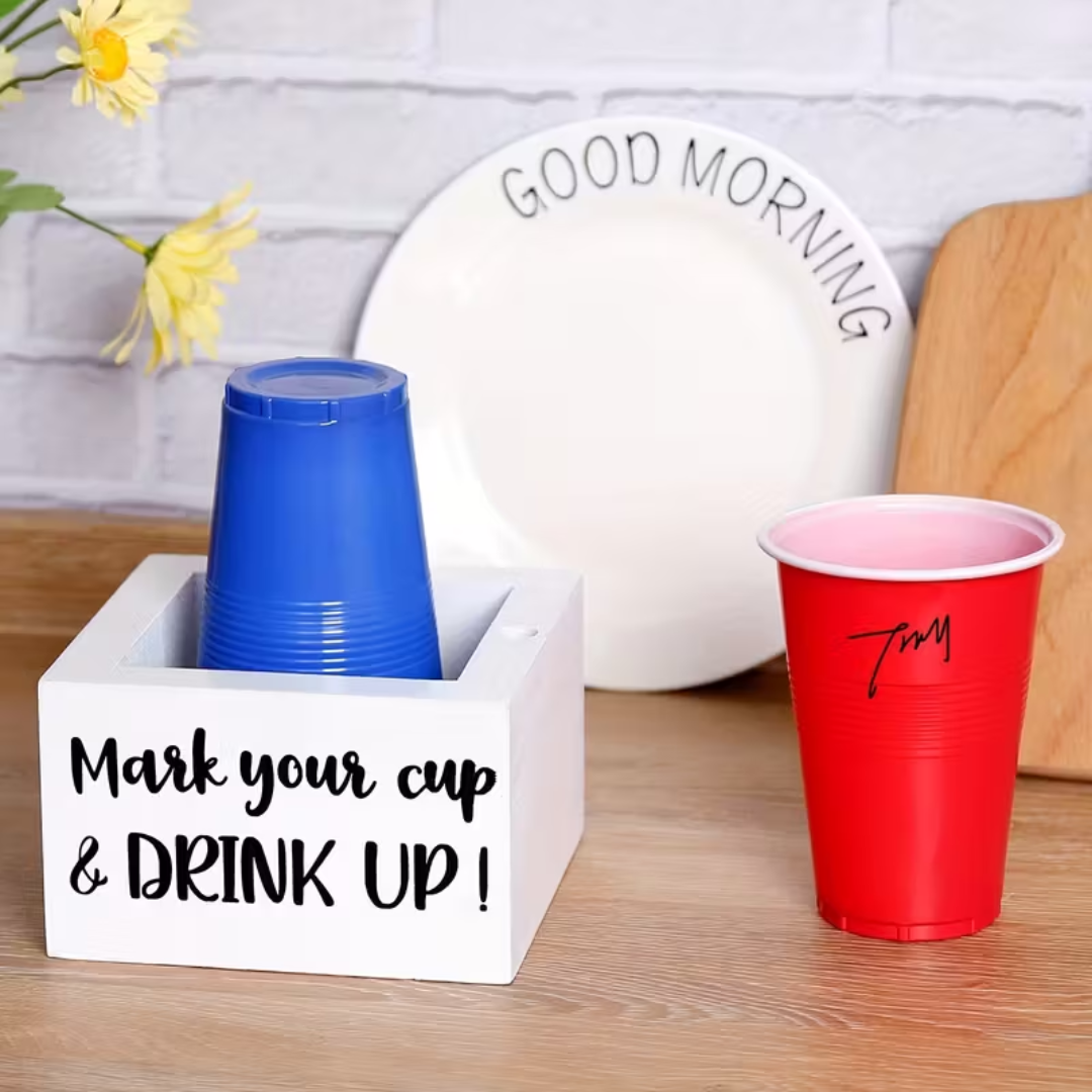 Markiere Deinen Becher