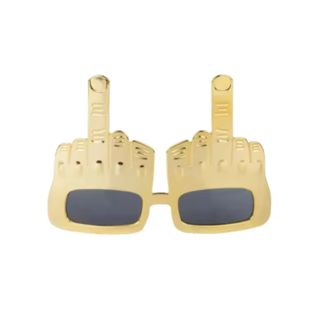 Mittelfinger Sonnenbrille