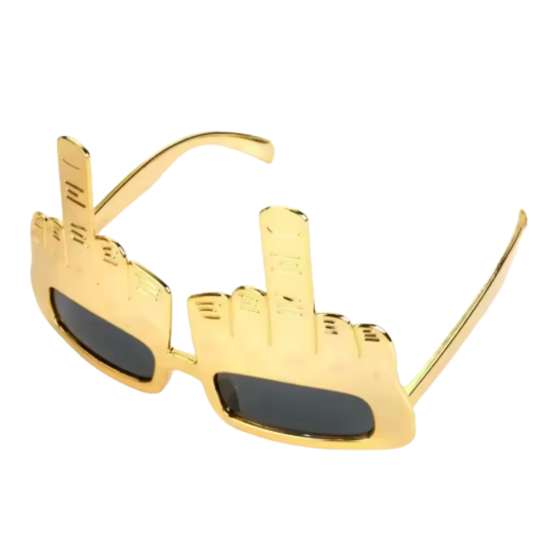 Mittelfinger Sonnenbrille