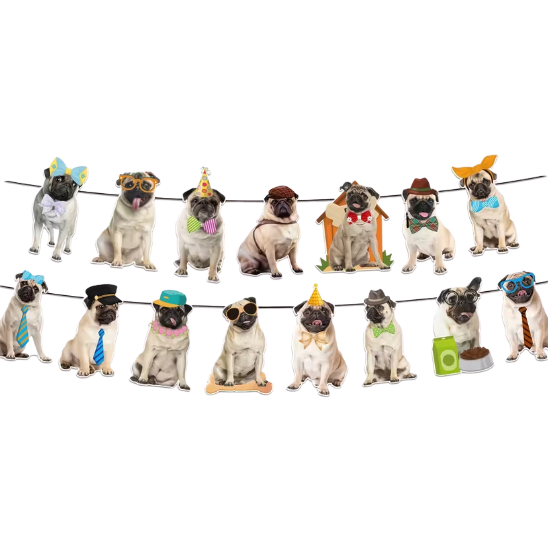 Mops Partygirlande 1