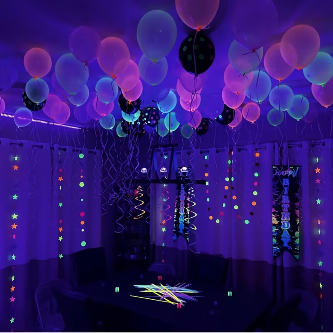 Neon-Leuchtballons (101 Stück)