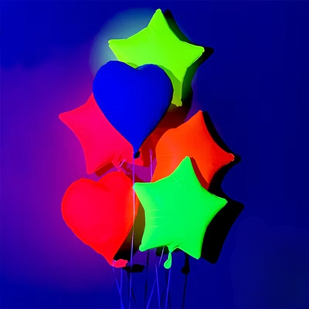 Neon Luftballons (UV-Aktiv)