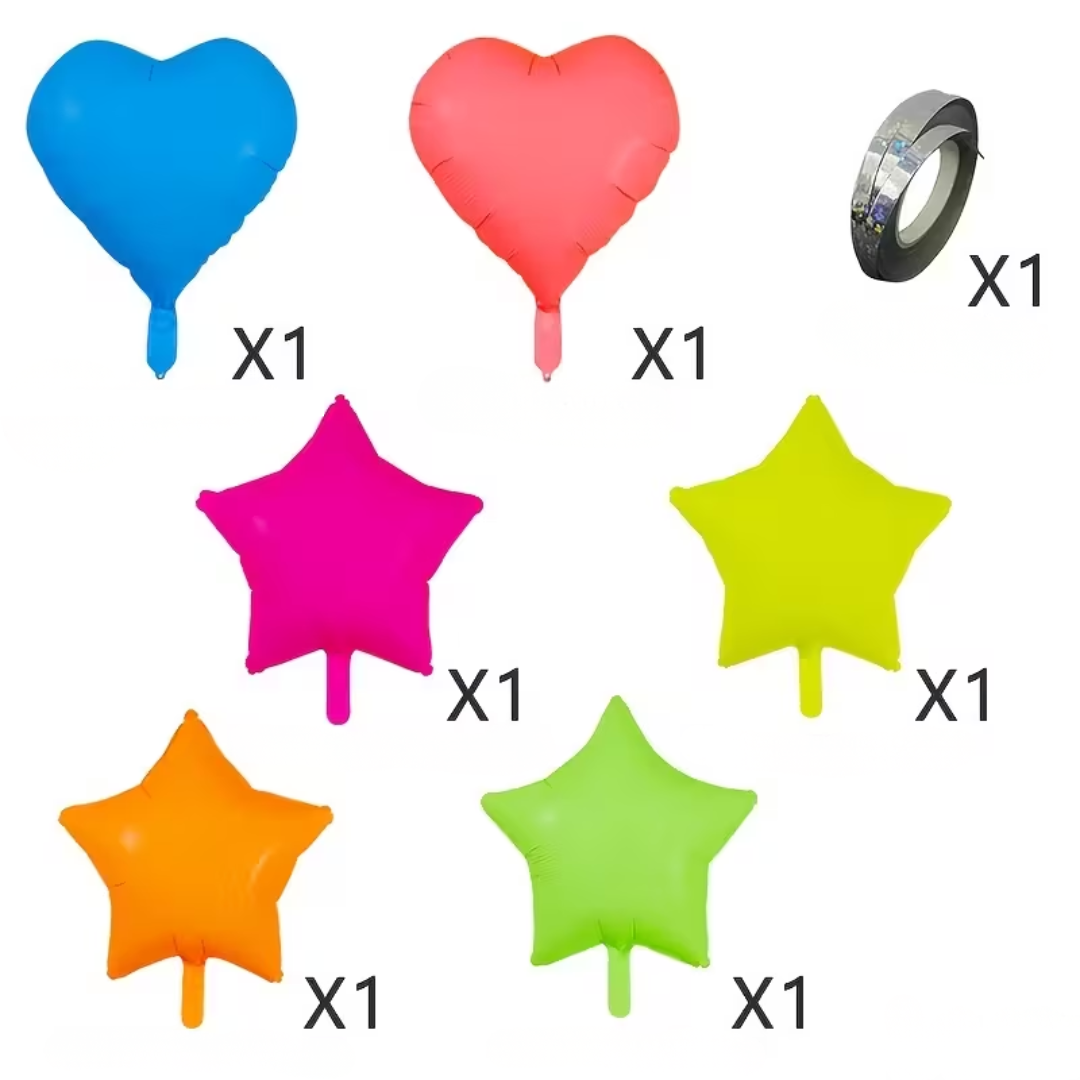 Neon Luftballons (UV-Aktiv)
