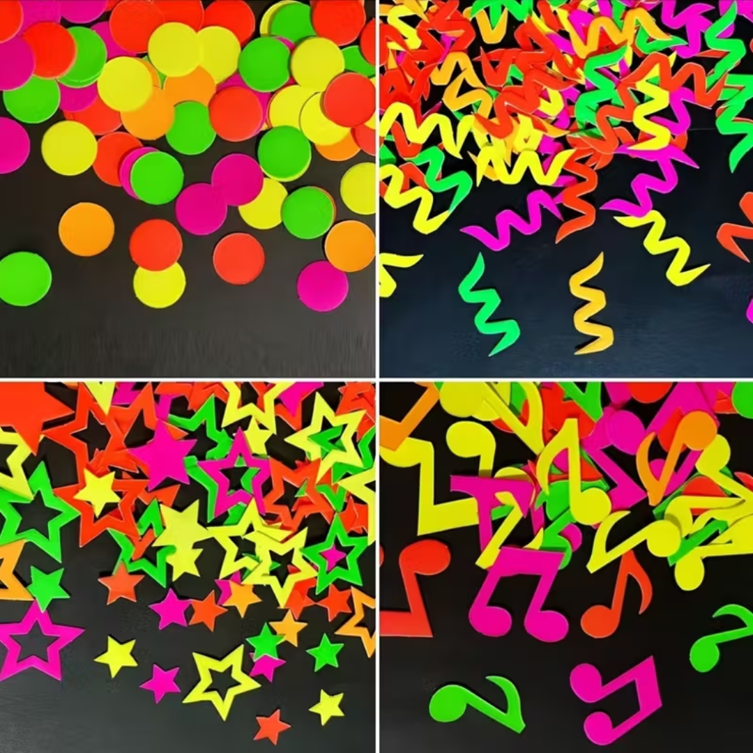 Neon Tischkonfetti
