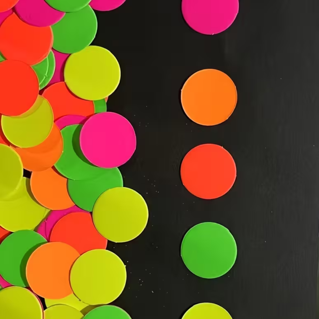 Neon Tischkonfetti