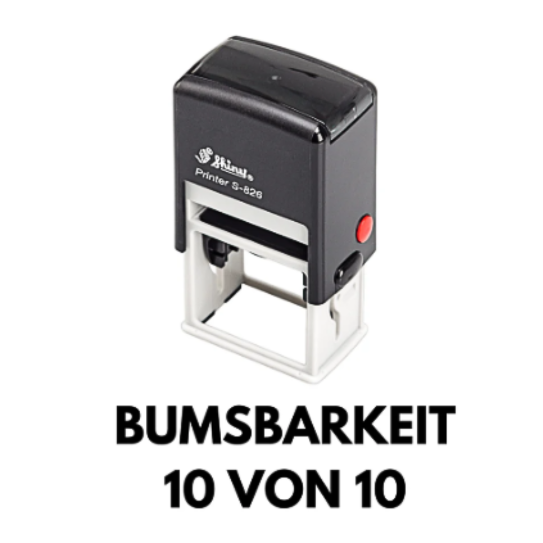 Sauf & Malle-Körperstempel - 100 % Flirt-Garantie
