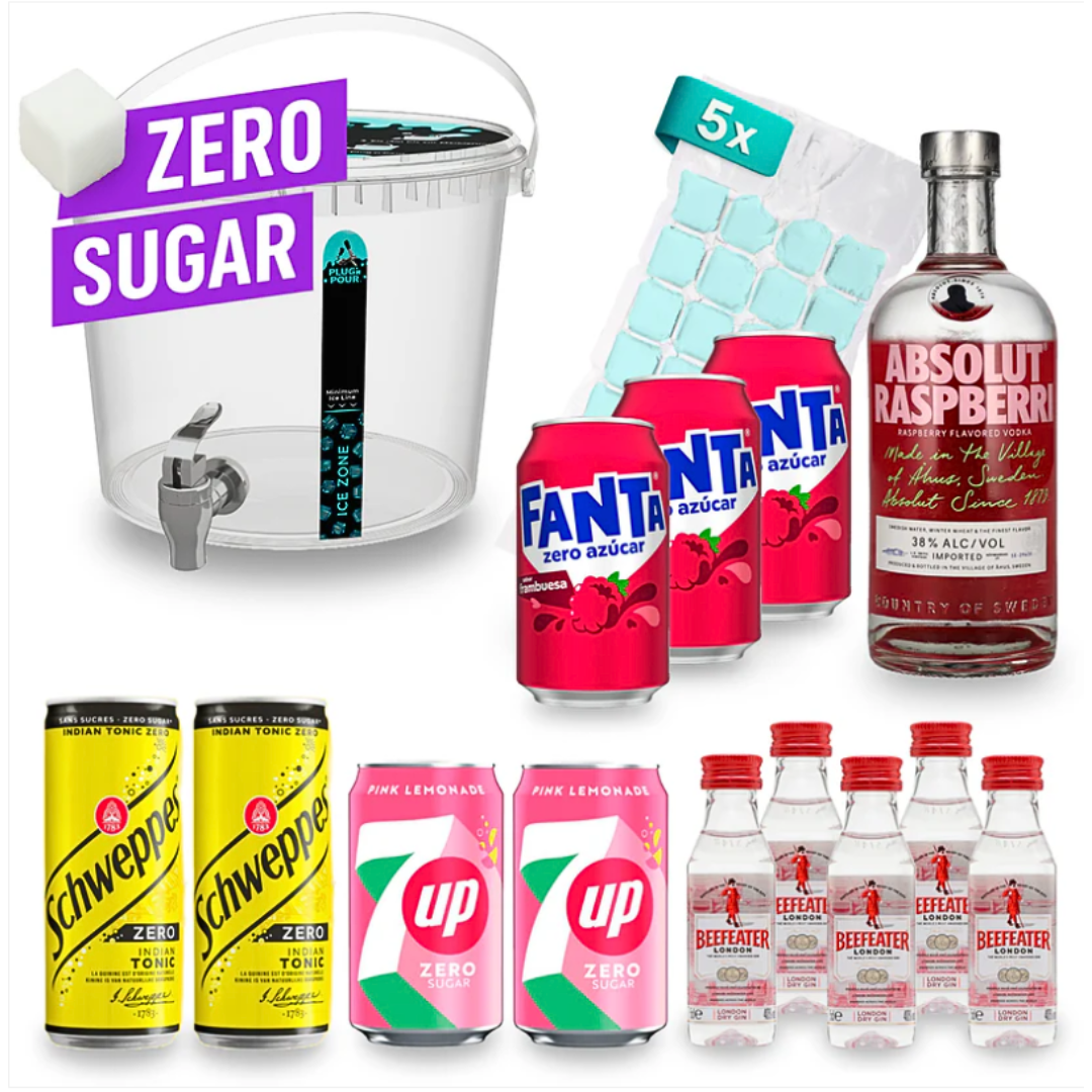 Sip Tank ZERO SUGAR – Cocktail Set Pink