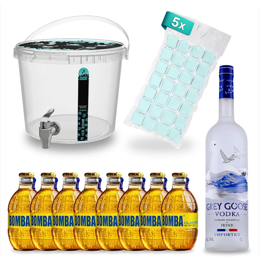 Sip Tank – Cocktail Set – Vodka E Nuke Bomba Energy