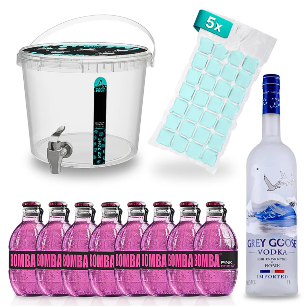 Sip Tank – Cocktail Set – Vodka E Nuke Bomba Energy