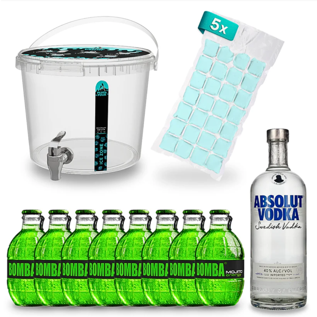 Sip Tank – Cocktail Set – Vodka E Nuke Bomba Energy
