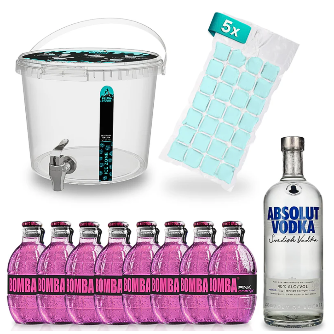 Sip Tank – Cocktail Set – Vodka E Nuke Bomba Energy