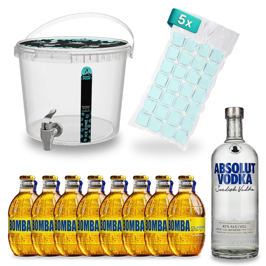 Sip Tank – Cocktail Set – Vodka E Nuke Bomba Energy