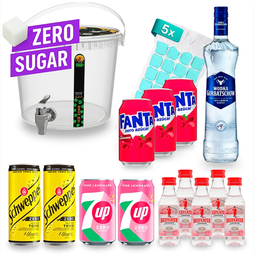 Sip Tank ZERO SUGAR – Cocktail Set Pink