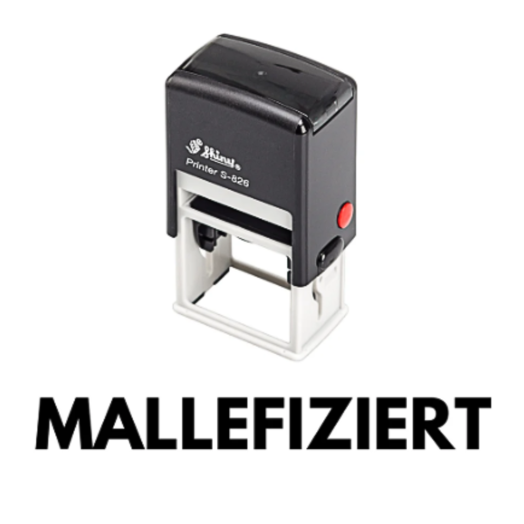 Sauf & Malle-Körperstempel - 100 % Flirt-Garantie