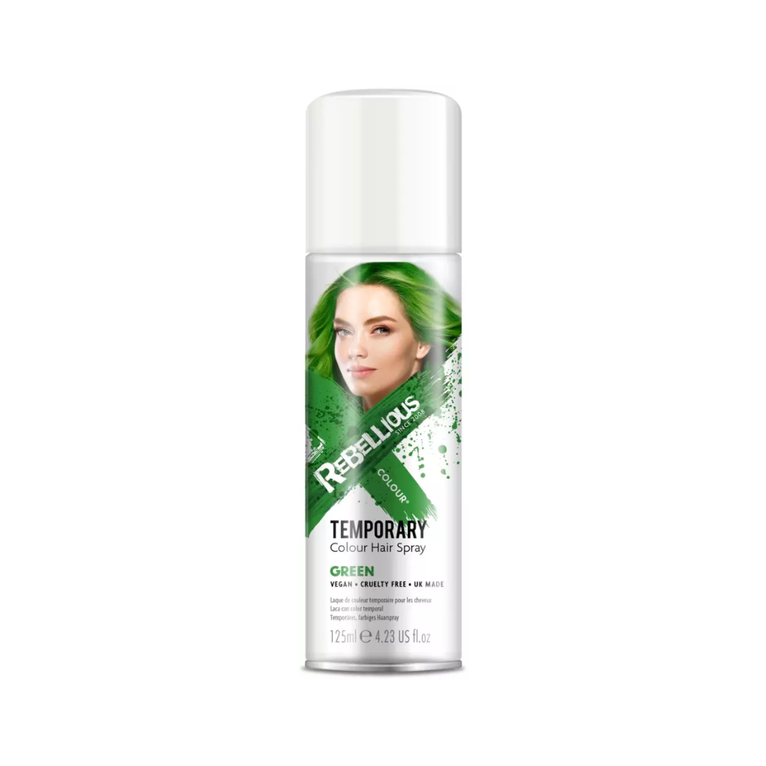 UV-Haarspray in verschiedenen Farben