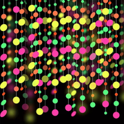UV Neon Girlande Punkte