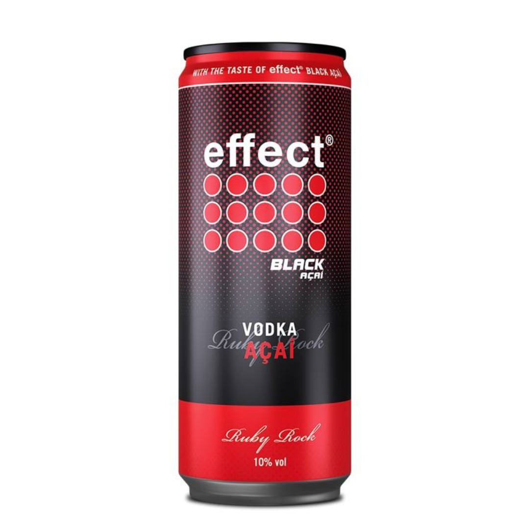 effect® Black Açai + 9 MILE Vodka Dose 0,33L
