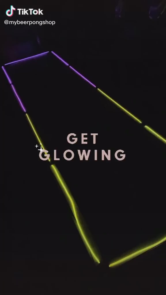 Video laden: Beer Pong Tisch Space Lava LED