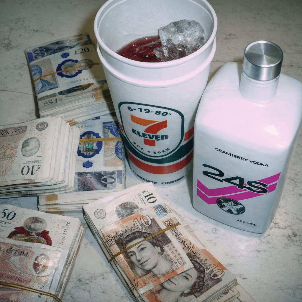 24S Vodka Lean Vibe Set 0,7L 40% + Sprite Raspberry - TwentyFourParty