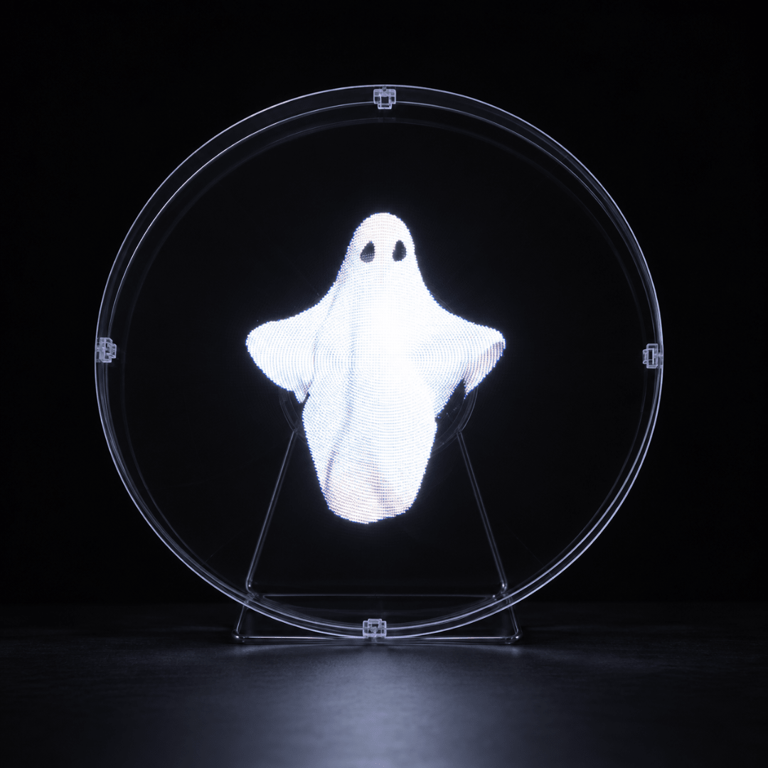 3D Hologramm LED Lüfter 32 cm - TwentyFourParty