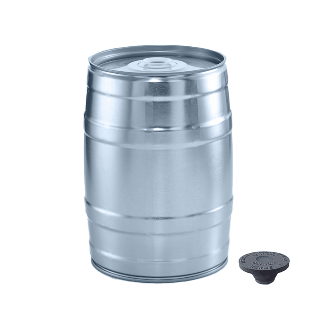 5L Blankofass mit Stopfen für Zapfanlage - TwentyFourParty