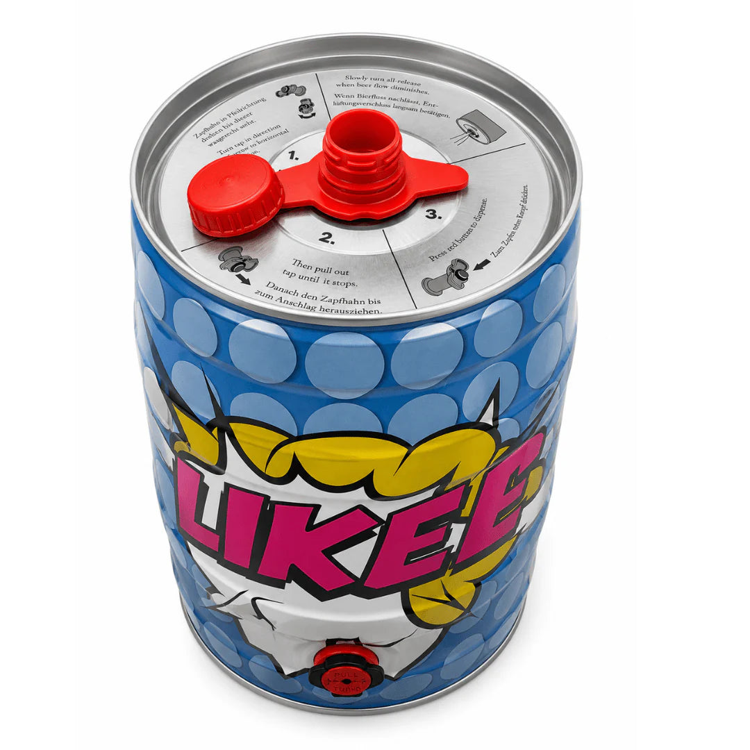 5L Partyfass Mix Yourself mit Zapfhahn – Wiederverwendbar